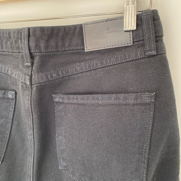 Frank + Oak Black Straight Leg Jeans - Picture 2 of 6